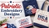 patriotic embroidery designs
