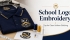 school logo embroidery​