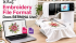 BERNINA embroidery machine with ART and EXP embroidery file formats displayed on laptop