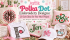 Polka dot embroidery designs with monograms, applique and cute project ideas