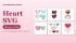 Heart SVG: 50 Heart Cut Files for Cricut and Silhouette