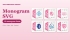 Monogram SVG: 15 Monogram Fonts for Cricut and Personalized Gifts