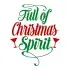 Full of Christmas Spirit SVG Cuttable Designs