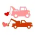 Heart Tow Truck SVG Cuttable Designs
