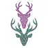 Patterned Deer SVG Cuttable Design