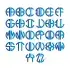 Two-Letter Scallop Circle Monogram SVG Cuttable Font