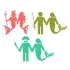 Pirate Mermaid Couple SVG Cuttable Design