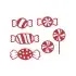 Christmas Peppermint Candy Pack Cuttable Design