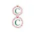 Christmas Circle Frame Cuttable Design