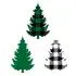 Buffalo Plaid Pattern Christmas Tree SVG Cuttable Designs