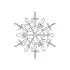 Snowflake Line Art SVG Cuttable Designs