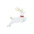 Christmas Running Deer or Reindeer SVG Cuttable Designs