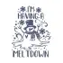 Winter Christmas I'm Having a Meltdown Snowman SVG Cuttable Design