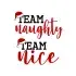 Team Naughty Team Nice SVG