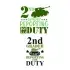 2nd Grader Reporting Duty SVG Cuttable Design
