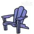 Adirondack Chair Embroidery Design