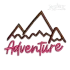 Adventure Mountain Machine Embroidery Design by Apex