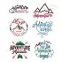 Adventure and Explore Word Art Pack Embroidery Designs Digitized by Apex All