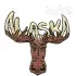 Alaska Moose Embroidery Design