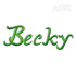 Alba Script Machine Embroidery Font - Apex