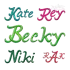 Alabama Script Machine Embroidery Font - Apex All