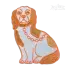 Anique Chinoiserie Sitting Puppy Ceramic Machine Embroidery Design