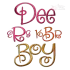 Augusta Curlz Machine Embroidery Font by Apex All