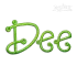 Baby Polka Dots Machine Embroidery Font by Apex Design Letters