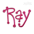 Baby Polka Dots Machine Embroidery Font by Apex