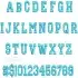 Basketball Embroidery Font