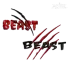 Beast Mode Word Art Machine Embroidery Design by Apex All