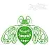 Bee Insect Embroidery Design