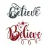 Believe Christmas SVG Cuttable Design