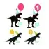 Birthday Dinosaur Cuttable Design
