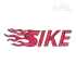 Fire Blaze Machine Embroidery Fonts Sike