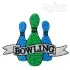 Bowling Logo Embroidery Design