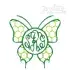 Butterfly Monogram Frame Embroidery Designs