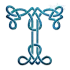 Irish Celtic Knots Machine Embroidery Font Letters Set