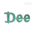Tiki Island Style Machine Embroidery Font by Apex Design
