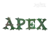 Tiki Island Style Machine Embroidery Font by Apex Designs