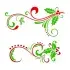 Christmas Holly Swash SVG Cuttable Design