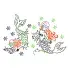 Christmas Lights Mermaid SVG Cuttable Design