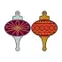 Christmas Ornament Bulb SVG Cuttable Design