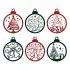 Christmas Ornaments SVG Cuttable Design