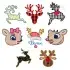 Christmas Reindeer Applique Machine Embroidery Designs Apex all