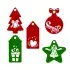 Christmas Tag Pack SVG Cuttable Design