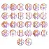 Circle Four Letter Center Stacked Cuttable Font