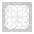 Circles Pattern Quilt Block Embroidery Design