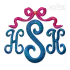 Classic Monogram Machine Embroidery Font by Apex