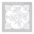 Classic Floral #1 Quilt Block Embroidery Design